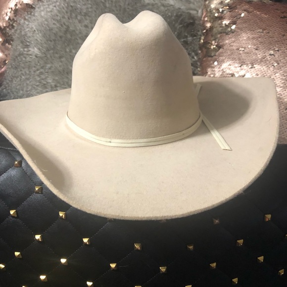 Serratelli Accessories - Vintage 90’s Serratelli beige felt cowboy hat 7